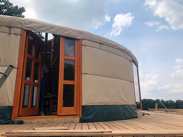 European Yurt doors