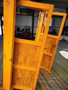 Yurt doors