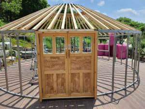 Yurt doors