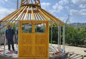Yurt doors