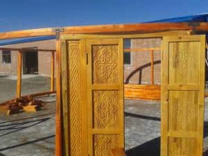 Yurt doors