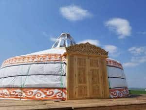 Yurt doors