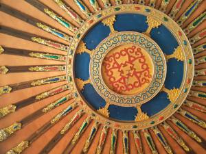 Luxury yurt Blue 100 ring and rafter